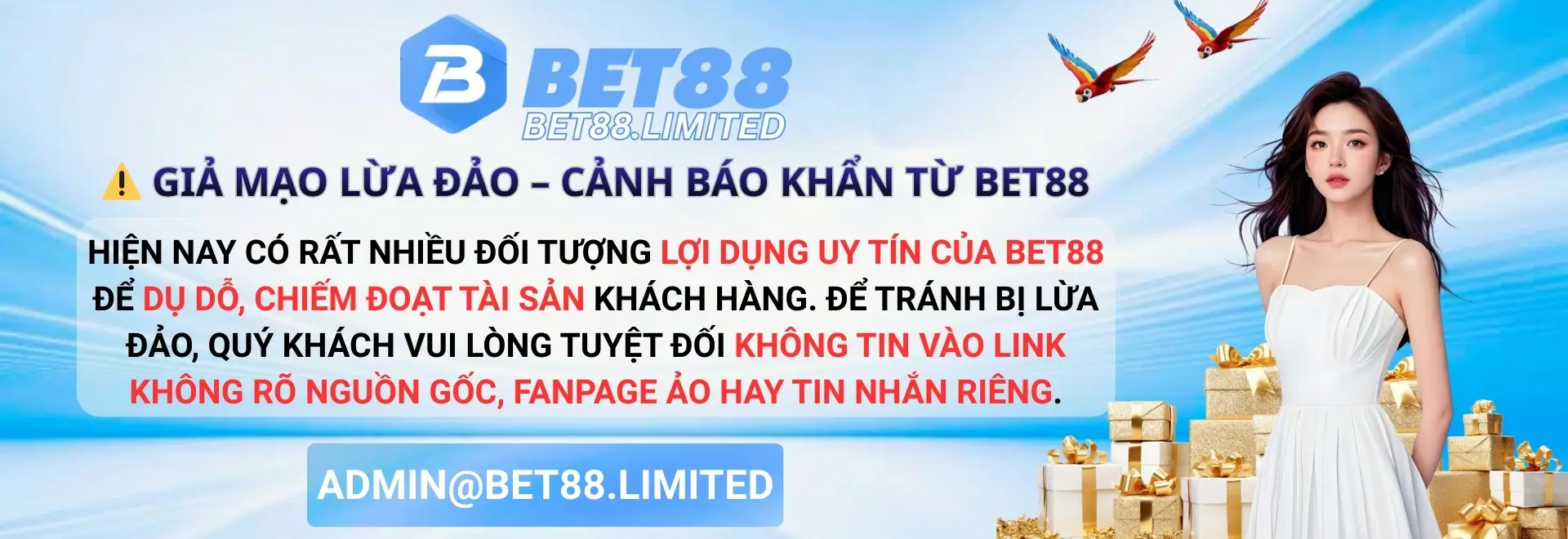 nhà cái Bet88 lừa đảo lời cảnh báo từ trang chủ